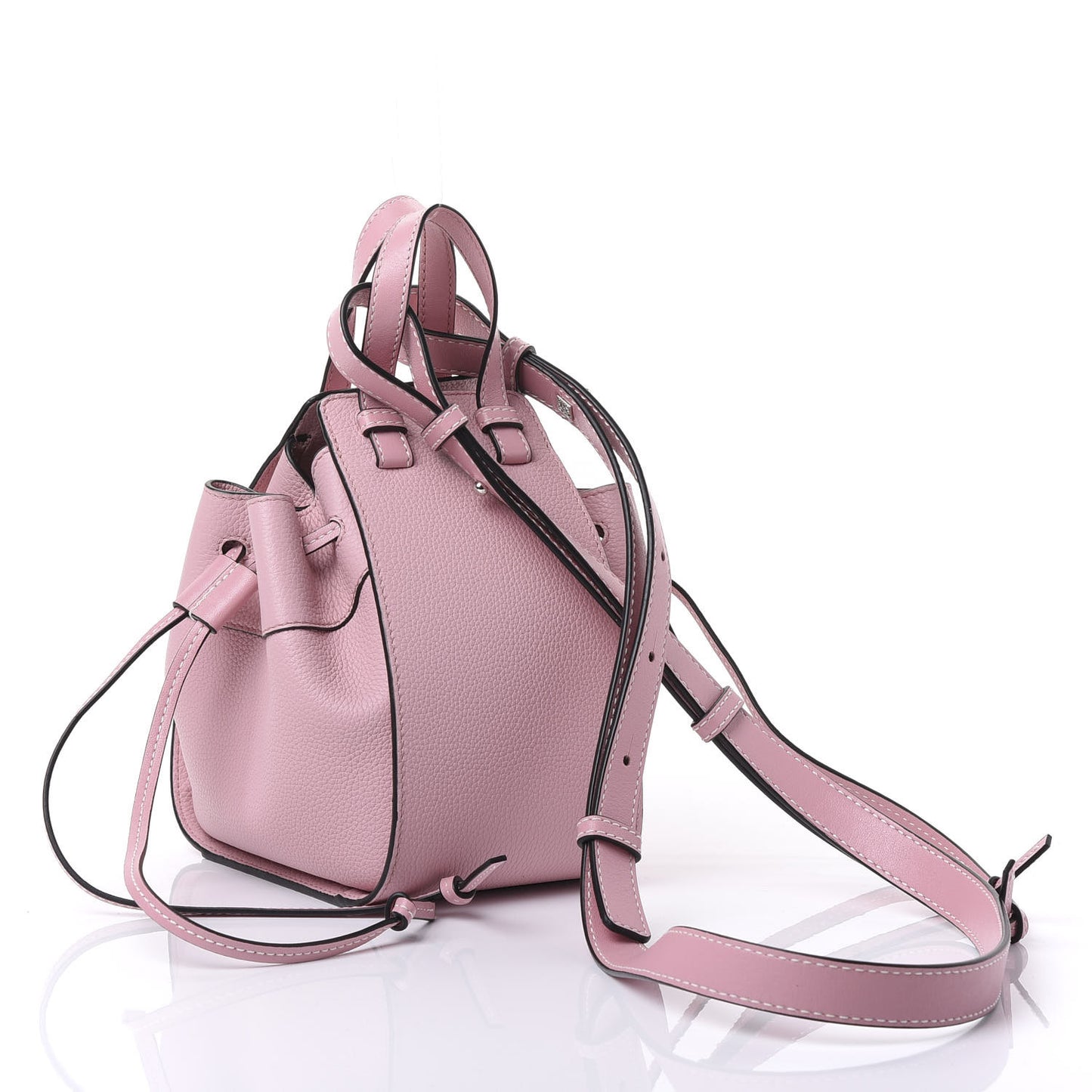 Calfskin Mini Hammock Shoulder Bag Pastel Pink