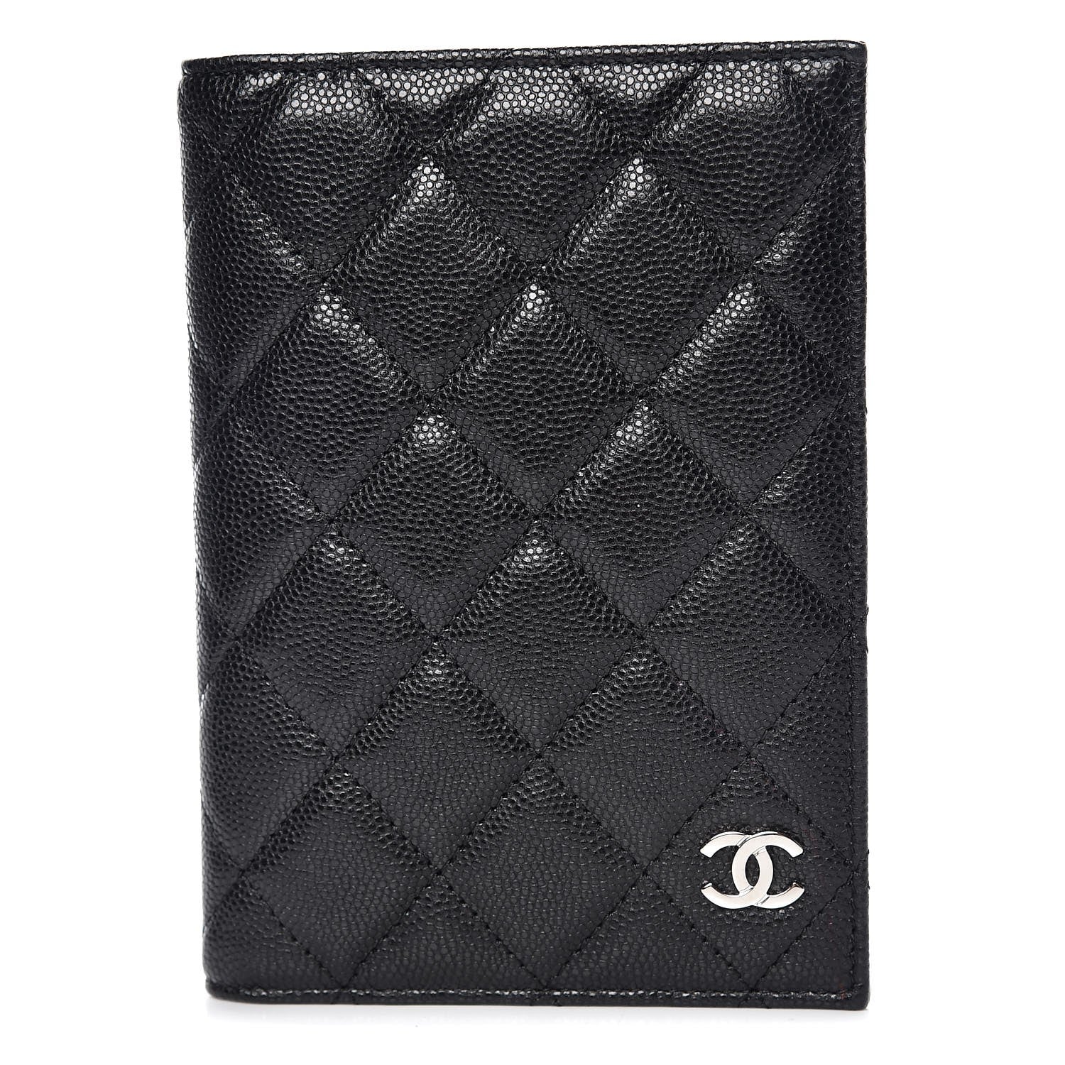 Chanel Caviar Quilted Passport Holder Black 1 of 8