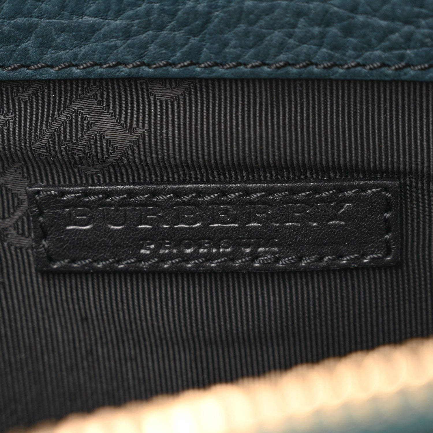 Burberry Prorsum Grainy Nubuck Alma Owl Clutch Indigo Green 8 of 8