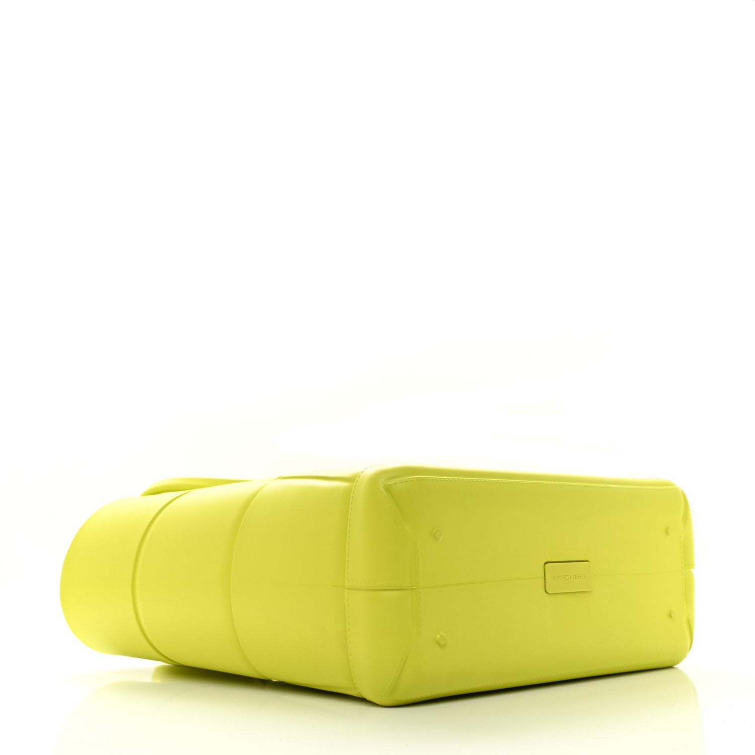 Bottega Veneta Rubber Maxi Intrecciato Medium Arco Kiwi Green 4 of 11