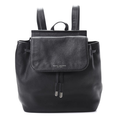 Marc Jacobs Pebbled Calfskin Pike Place Backpack Black 1 of 10
