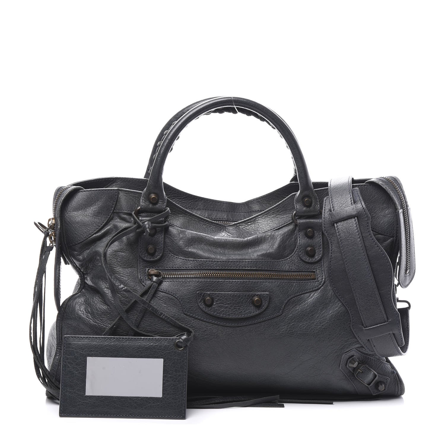 Balenciaga Agneau Classic Hardware City Anthracite 1 of 8
