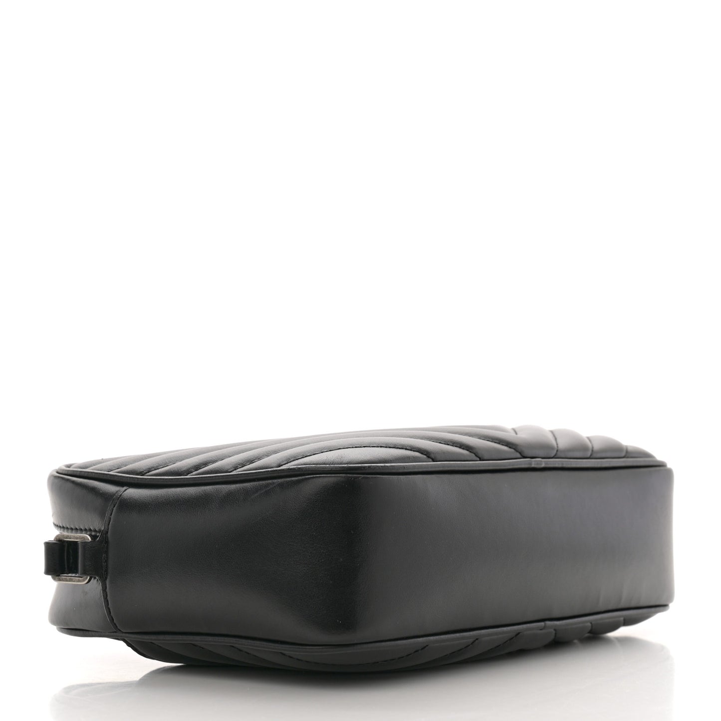 Calfskin Matelasse Monogram Lou Camera Bag Black