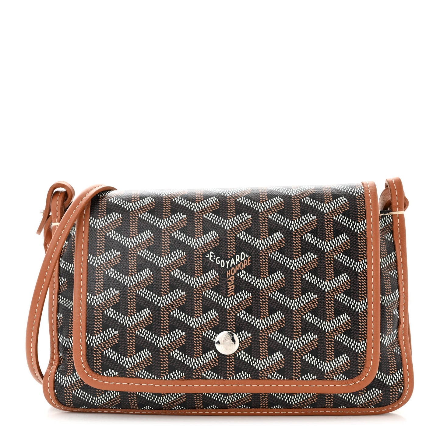 Goyardine Plumet Wallet Clutch Black Gold