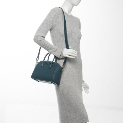 Givenchy Sugar Goatskin Mini Antigona Mineral Blue 2 of 10