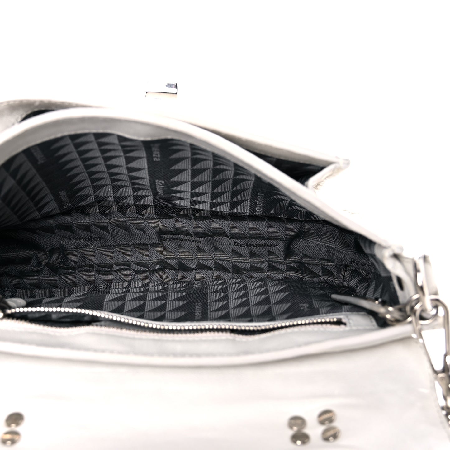 Lambskin Woven Tiny PS1 Satchel Ivory