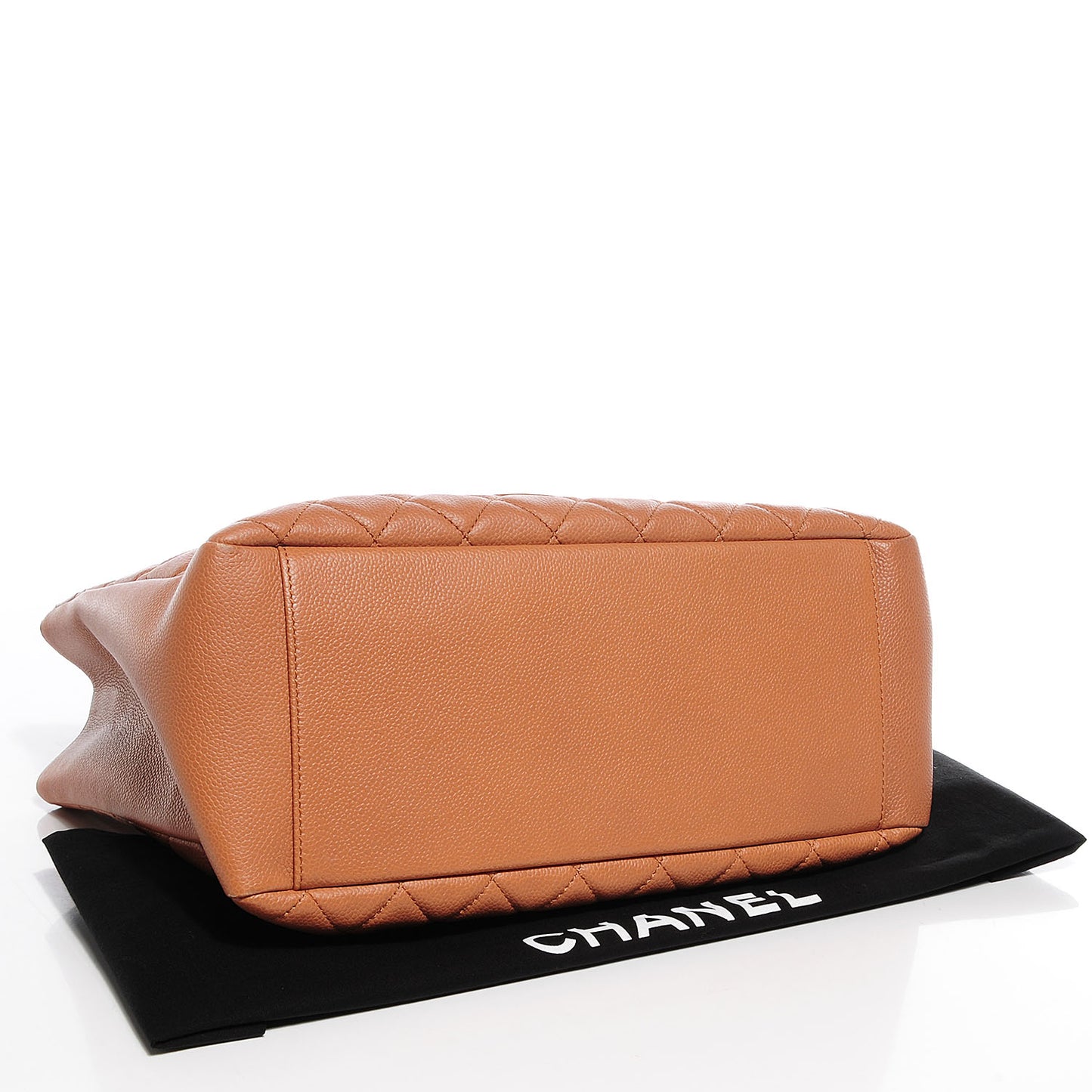 Caviar Grand Shopping Tote GST Dark Beige