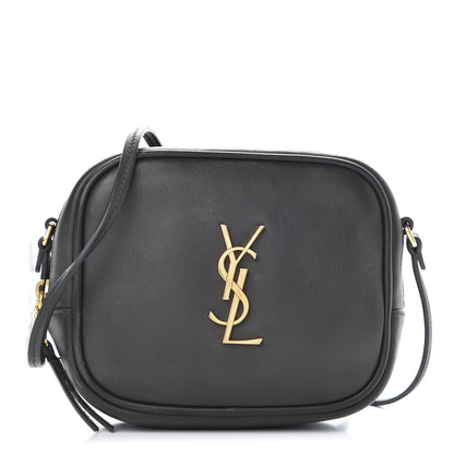 Saint Laurent Nappa Monogram Blogger Bag Coal 1 of 10