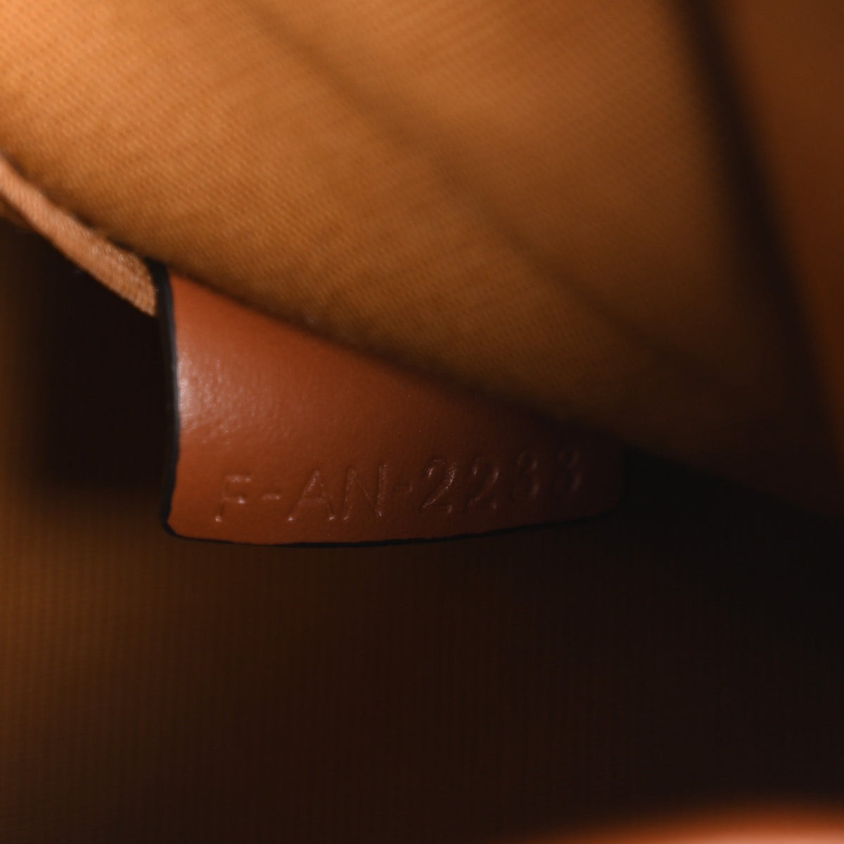 Triomphe Canvas Calfskin Mini Folco Backpack Tan