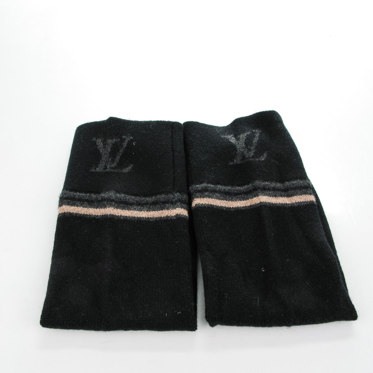 Louis Vuitton Cashmere Pillow Eye Mask Mittens Travel Set 14 of 17