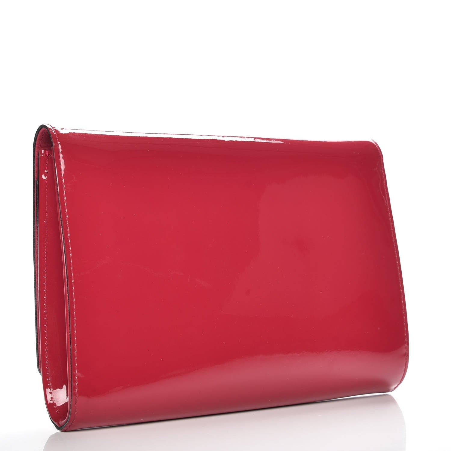 Louis Vuitton Patent Louise Clutch Rose Indien 3 of 7