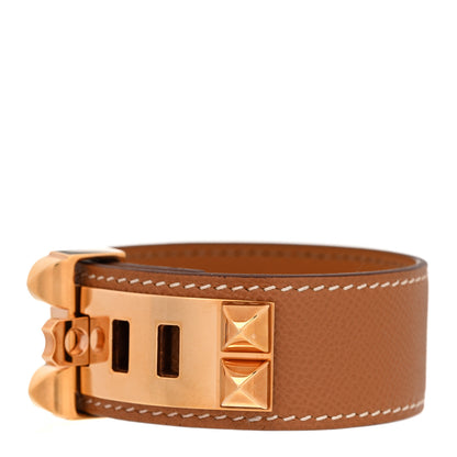 Hermes Epsom Collier de Chien CDC 24 Bracelet Gold 1 of 5