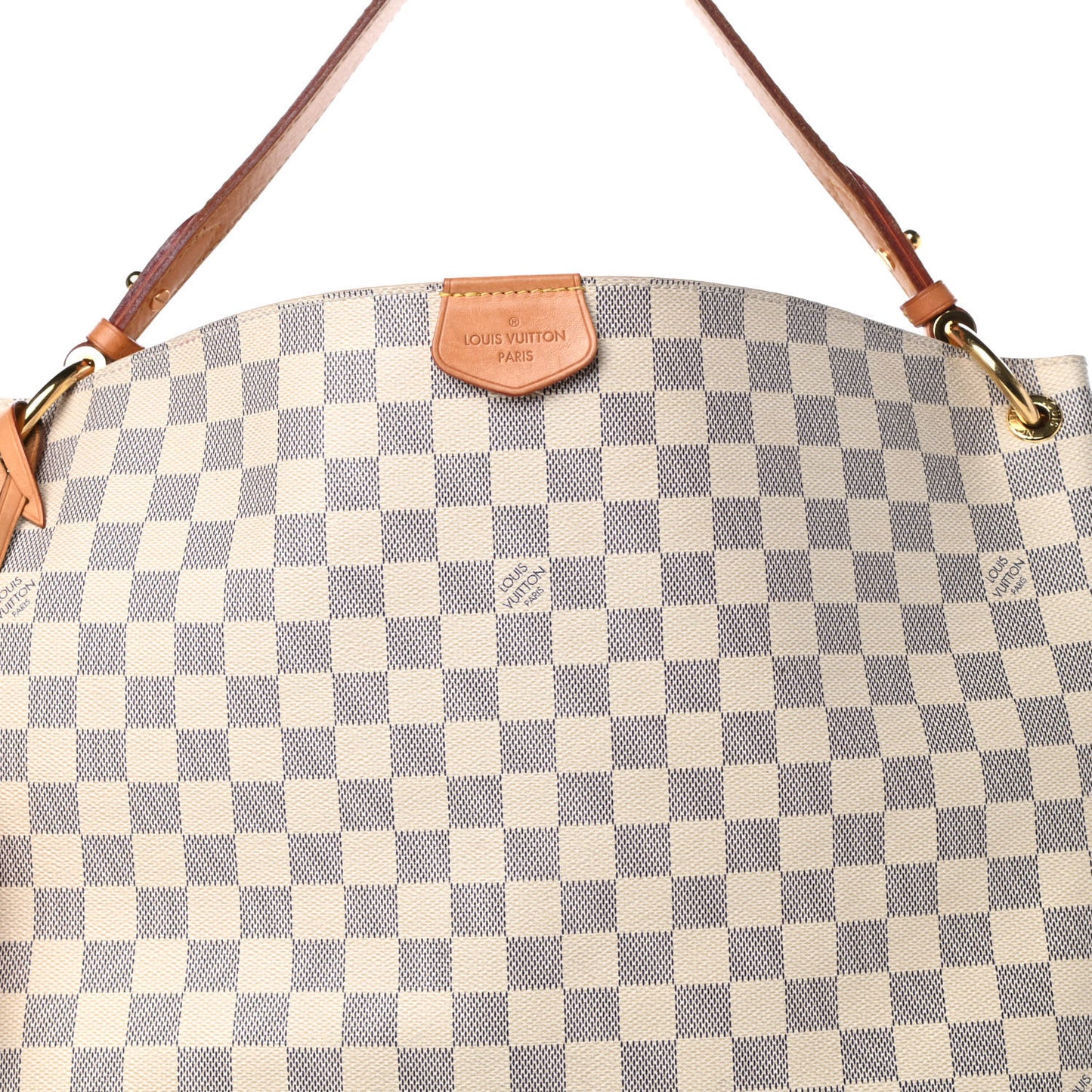 Damier Azur Graceful MM Rose Ballerine