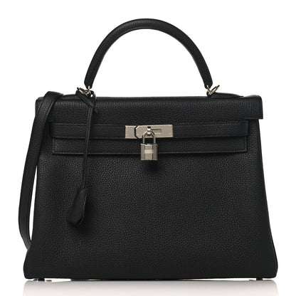 Hermes Togo Kelly Retourne 32 Black 1 of 10