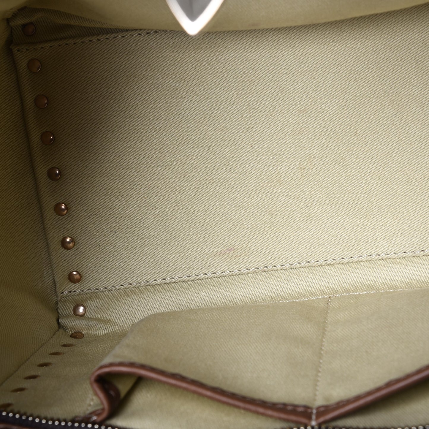 Calf Hair Mini Rockstud Double Handle Tote Leopard