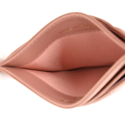 Chanel Metallic Caviar Quilted Reissue Card Holder Rose Gold 5 of 9