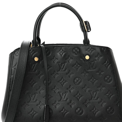 Louis Vuitton Empreinte Montaigne MM Black 8 of 11