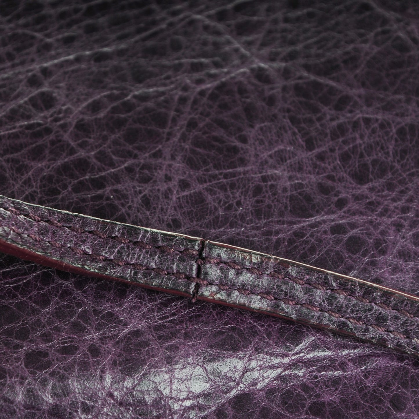 Agneau Giant 12 Silver Hardware Hip Violet