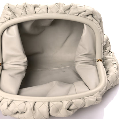 Bottega Veneta Nappa Maxi Intreccio The Pouch Oversized Clutch Plaster 5 of 17
