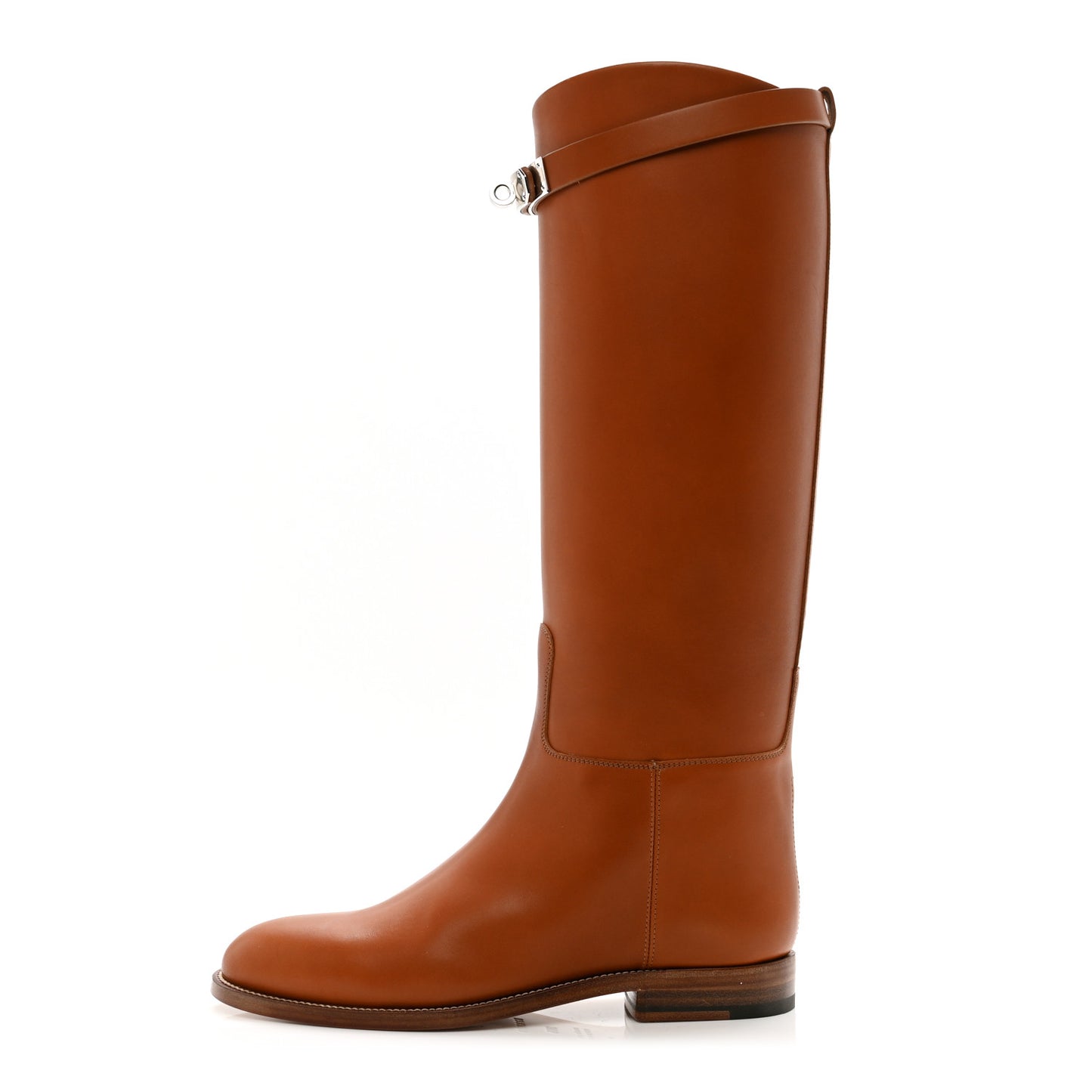 Heritage Calfskin Kelly Jumping Boots 36.5 Naturel