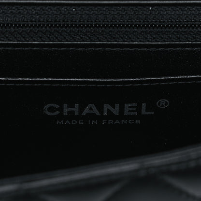 Chanel Lambskin Quilted Mini Rectangular Flap Black 9 of 22