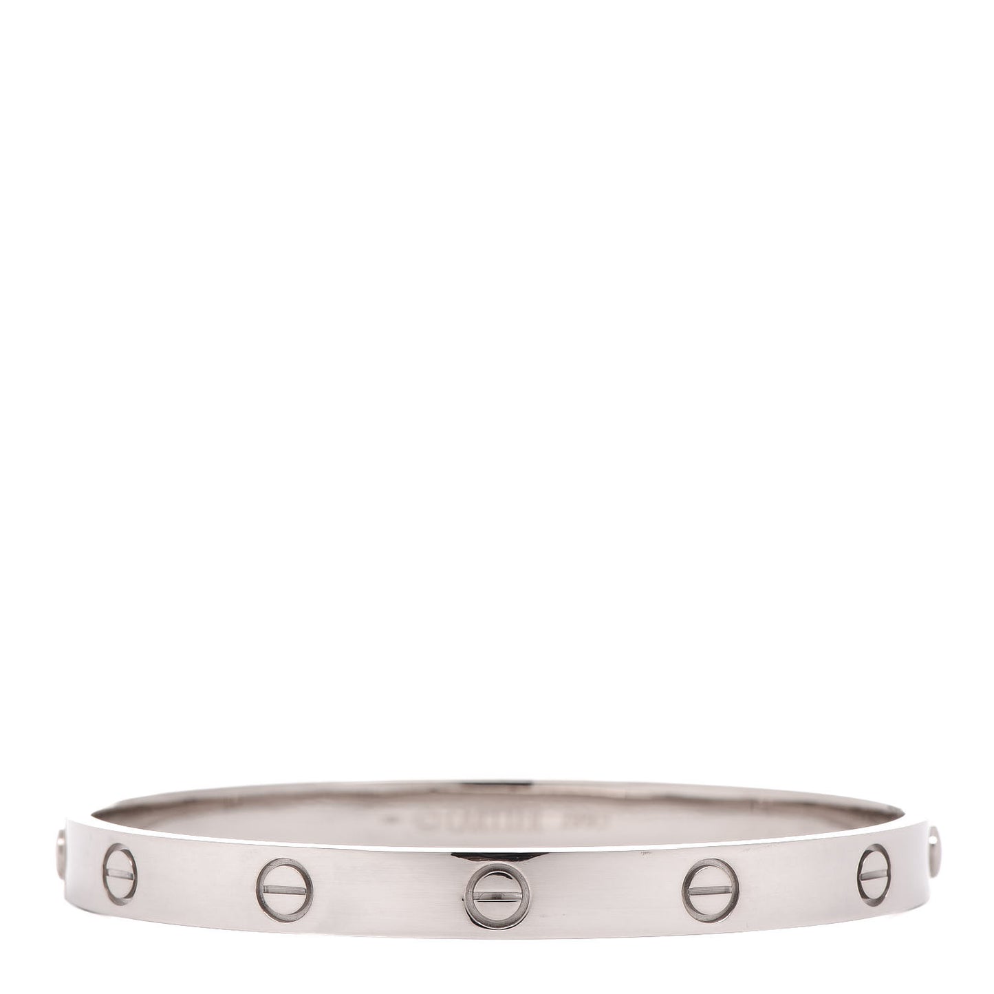 18K White Gold LOVE Bracelet 18