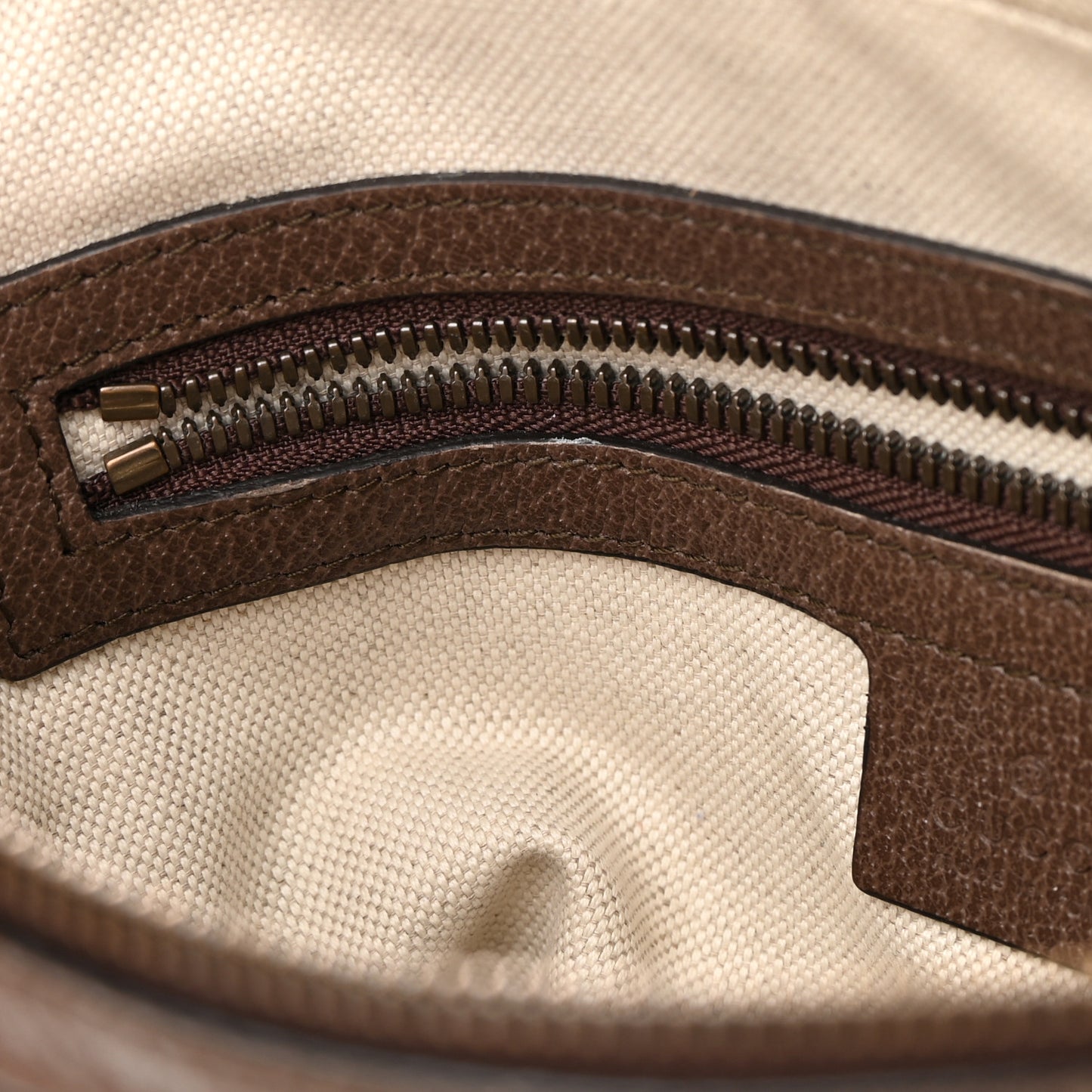 GG Supreme Monogram Web Small Ophidia Messenger Bag Brown