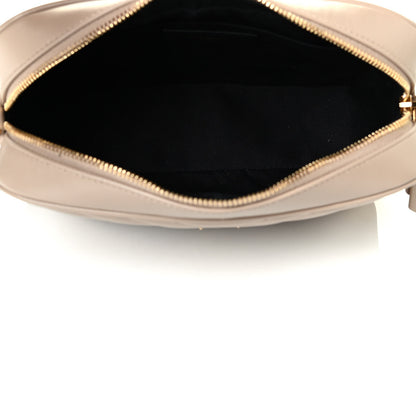 Saint Laurent Calfskin Matelasse Monogram Lou Camera Bag Dark Beige 4 of 4