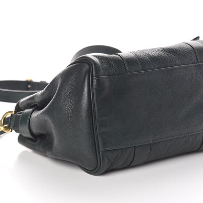 Mulberry Goatskin Small Heritage Bayswater Satchel Dark Green 7 of 8