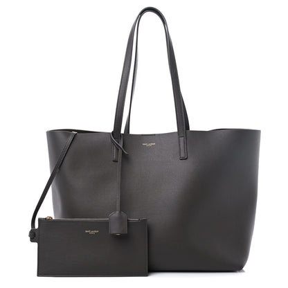 Saint Laurent Calfskin Large Shopping Tote Pebble 1 of 11