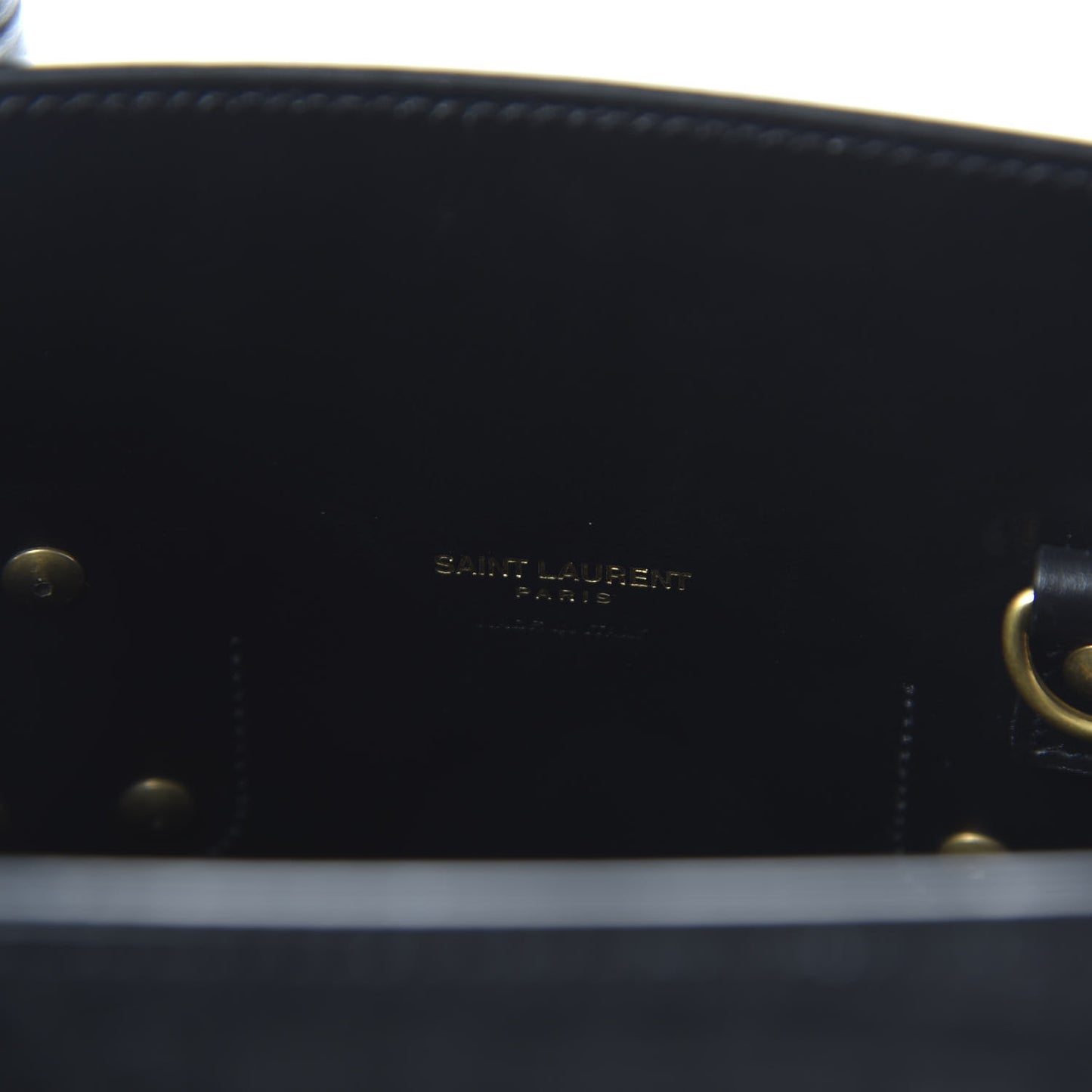 Calfskin Crocodile Embossed Small Sac de Jour Black