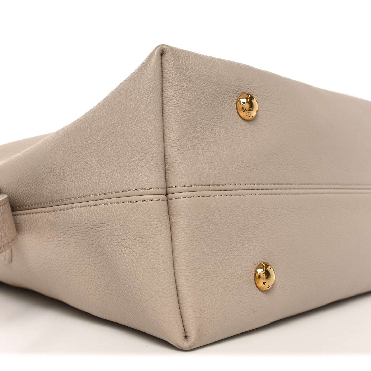 Grained Calfskin Low Key Hobo MM Limestone
