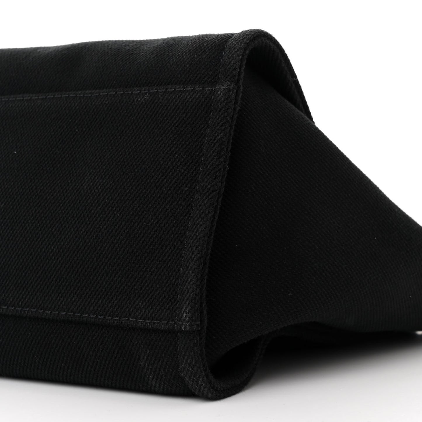 Canvas Pearl Medium Deauville Tote Black