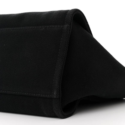 Chanel Canvas Pearl Medium Deauville Tote Black 10 of 12