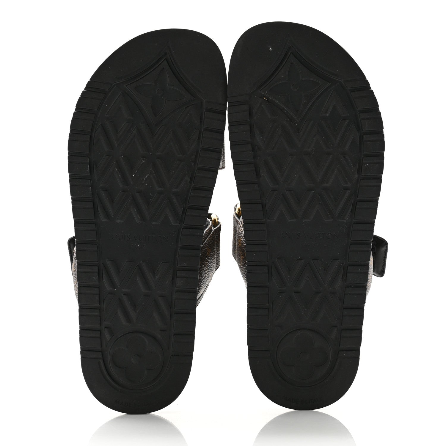 Louis Vuitton Monogram LV Flat Sandals 37.5 5 of 9