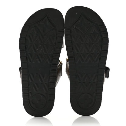 Louis Vuitton Monogram LV Flat Sandals 37.5 5 of 9