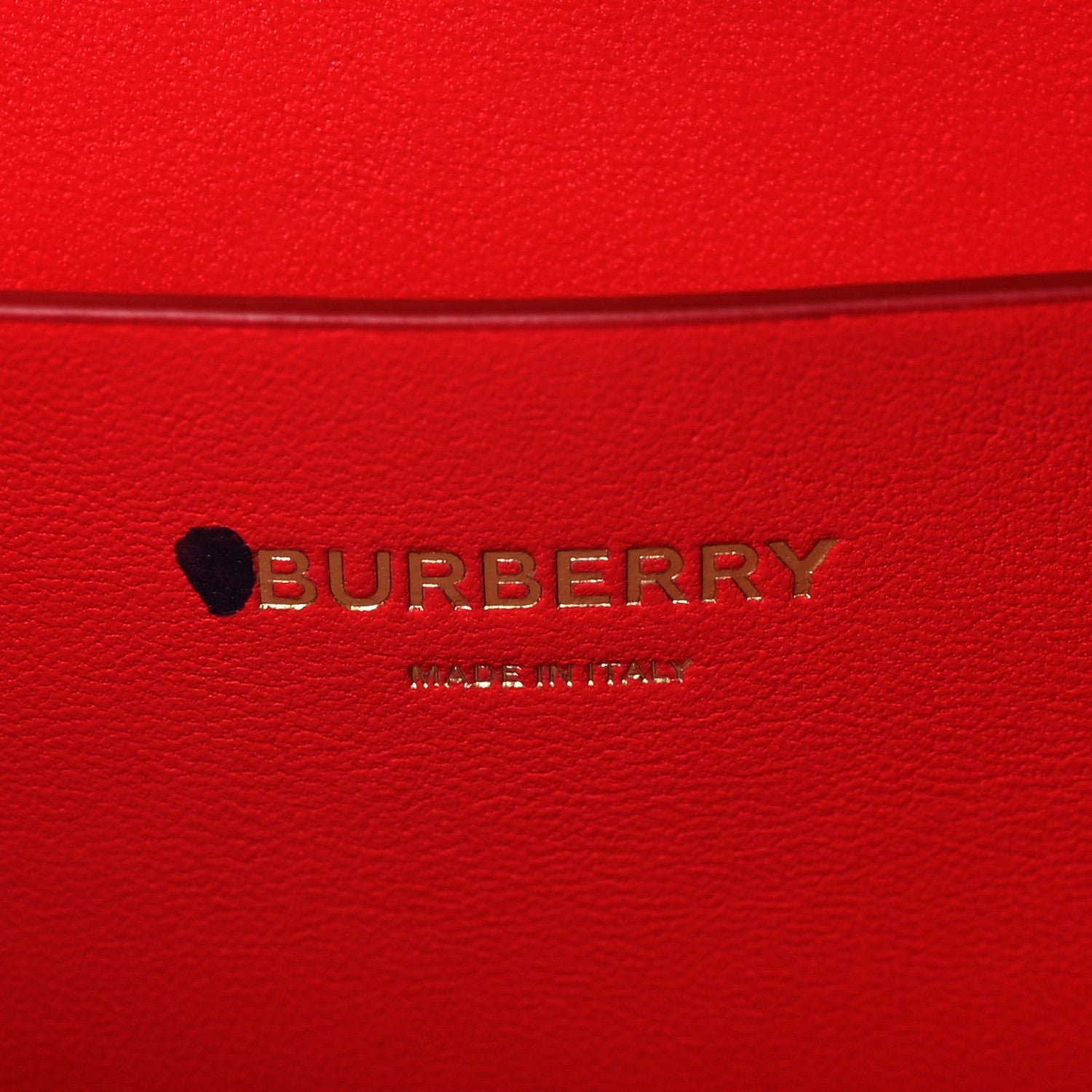 Burberry Calfskin Small TB Envelope Chain Clutch Bag Bright Red 6 of 9