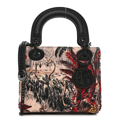 Christian Dior Canvas Embroidered Mini Lady Dior Multicolor 1 of 11