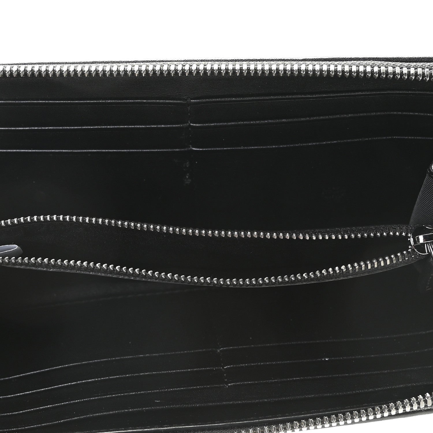 MCM Skyoptic Visetos Zip Around Wallet Spectrum Diamond Black 5 of 9