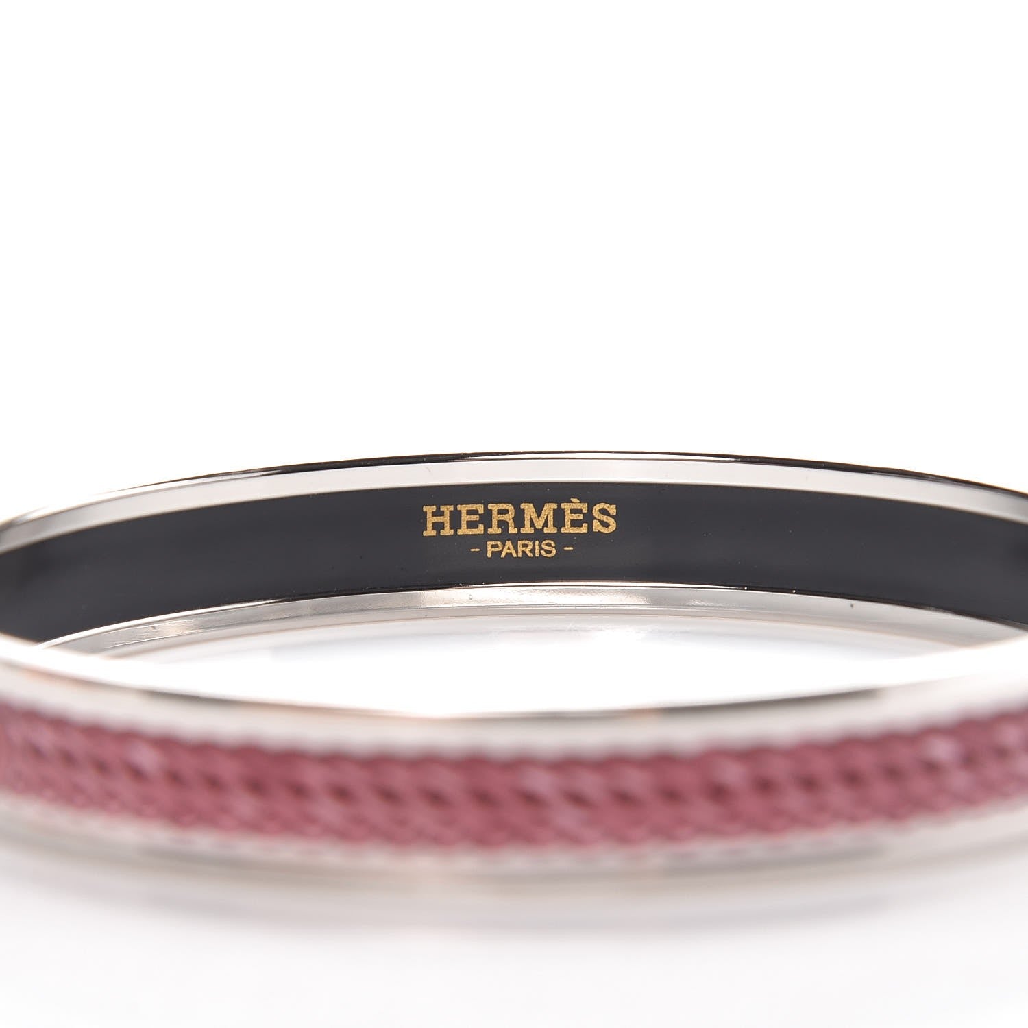 Hermes Enamel Narrow Printed Coaching Bracelet 70 4 of 6