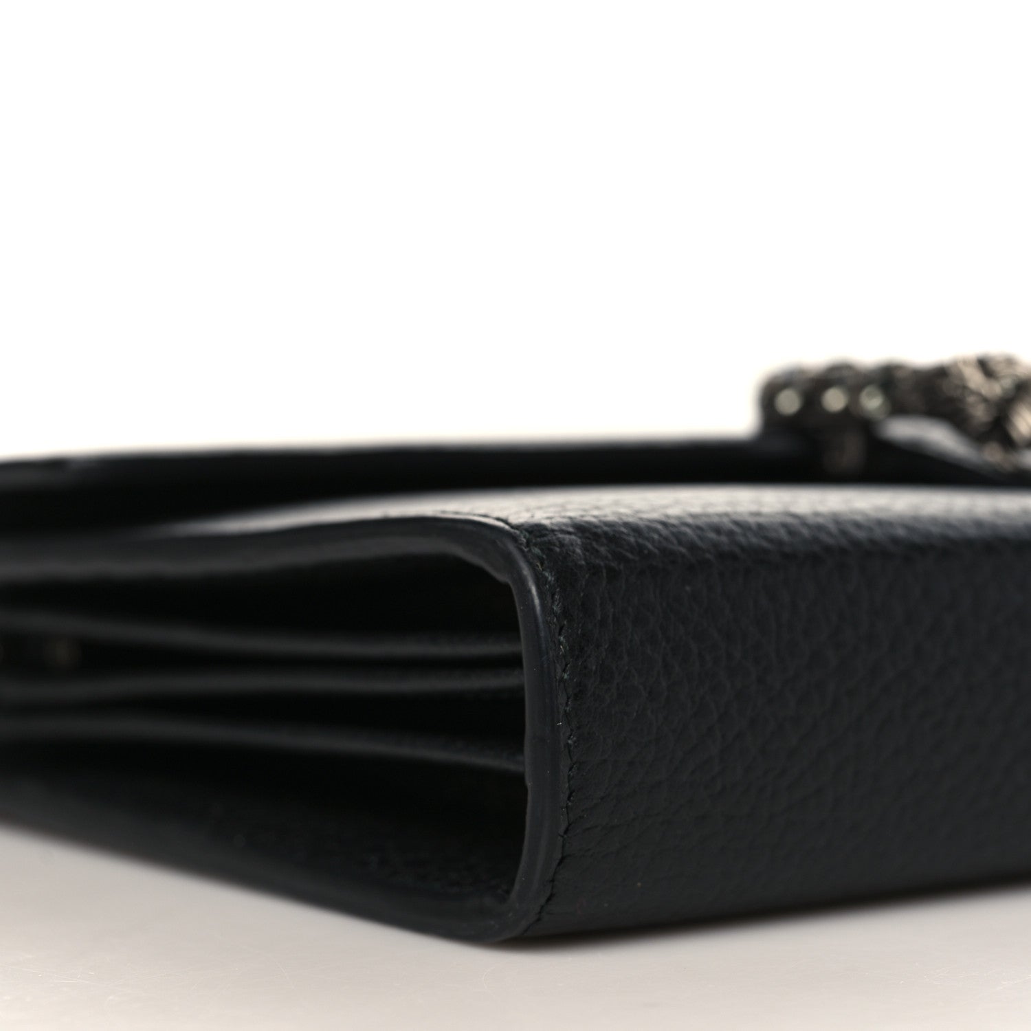 Gucci Calfskin Mini Dionysus Chain Wallet Black 8 of 9