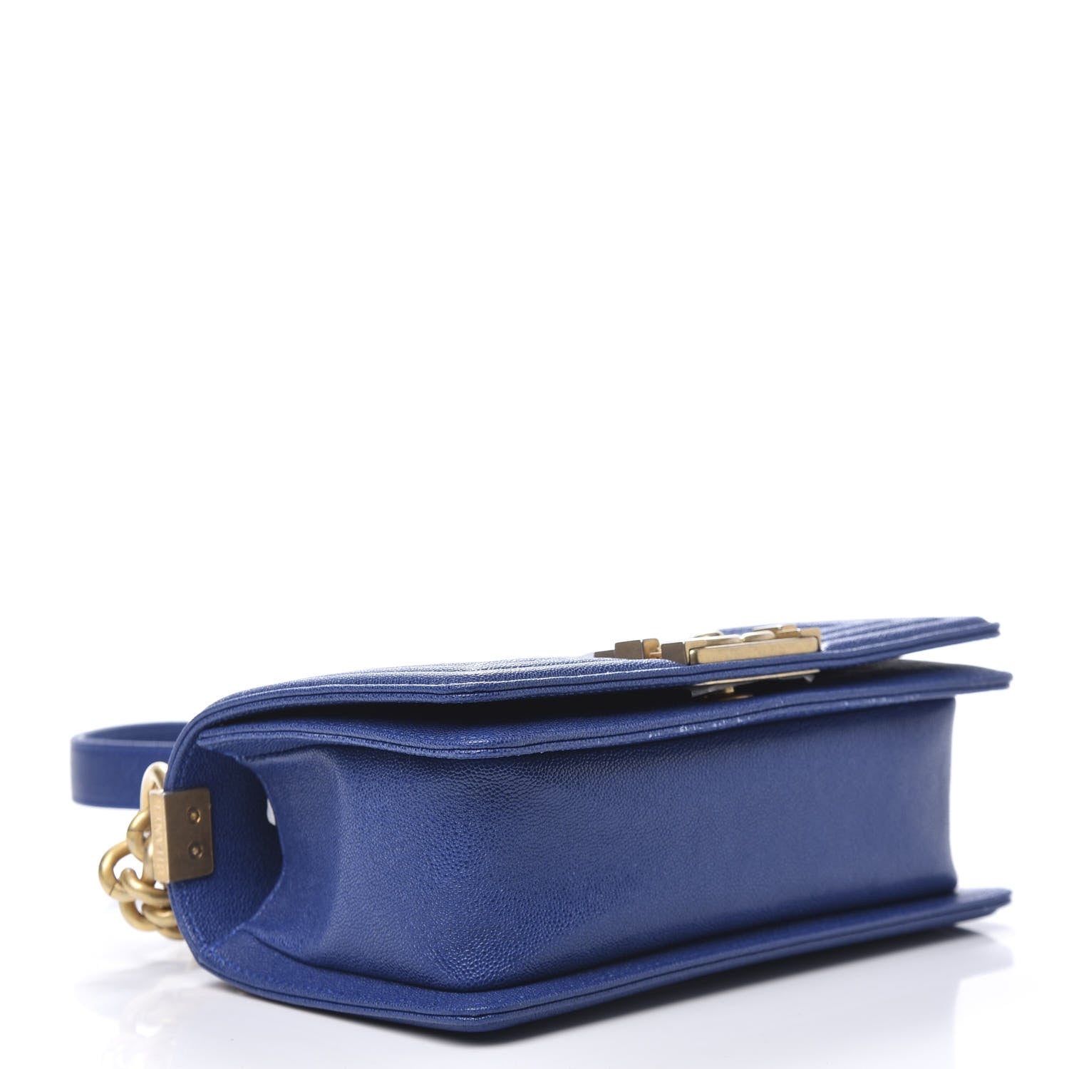 Chanel Caviar Quilted Small Boy Flap Dark Blue 4 of 11