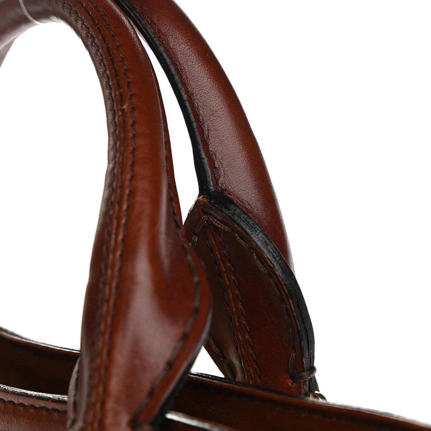 House Check Tote Dark Tan