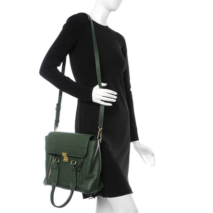 3.1 Phillip Lim 3.1 Textured Calfskin Medium Pashli Satchel Jade 3 of 9
