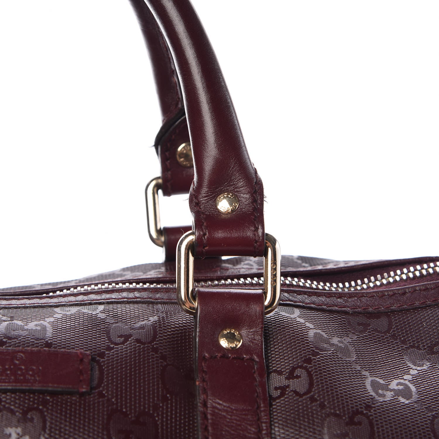 Gucci Imprime Monogram Medium Joy Boston Bordeaux 16 of 21