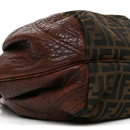 Fendi Zucca Nappa Nuvolata Vitello Tortuga Spy Tobacco Moro 10 of 11