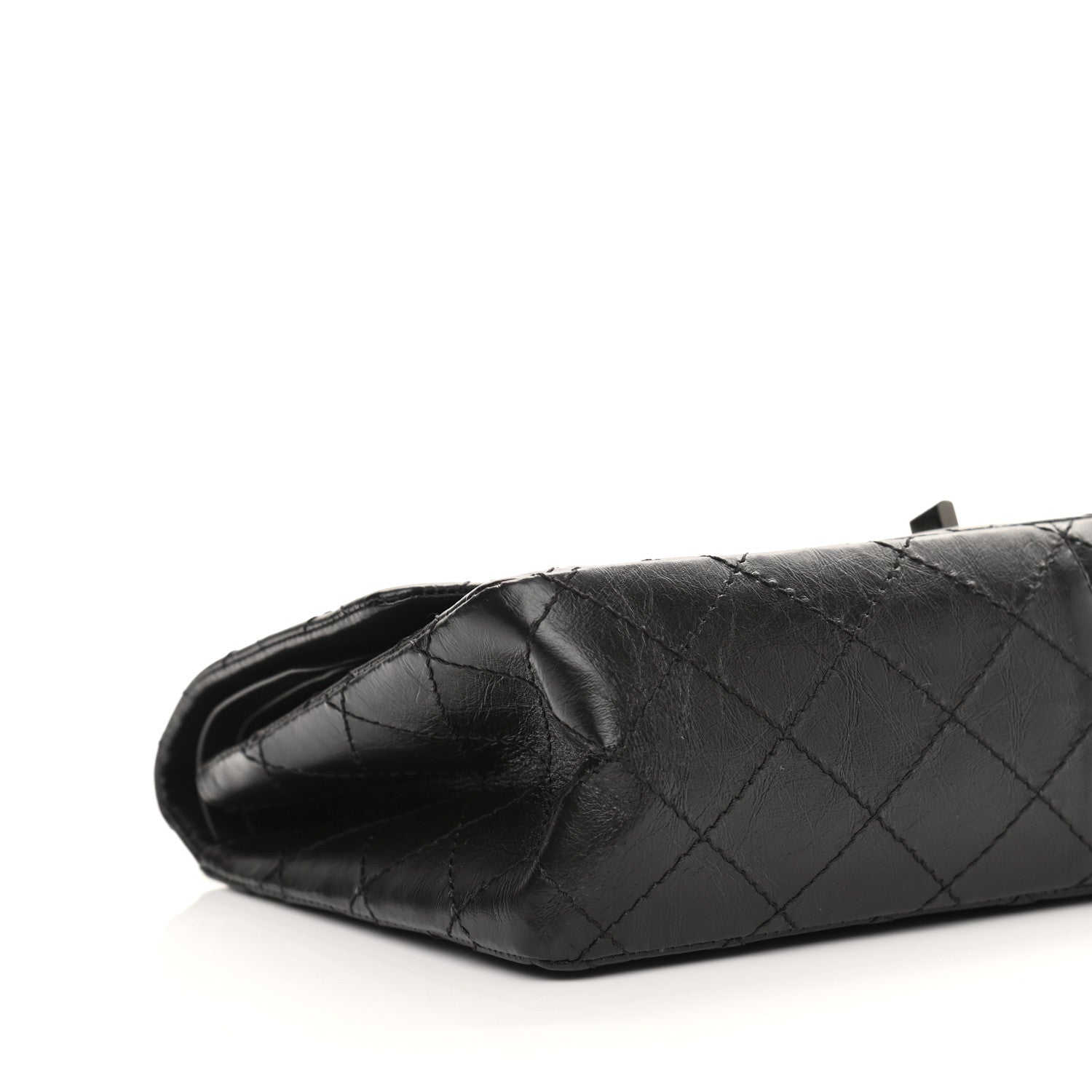 Chanel Aged Calfskin Quilted 2.55 Reissue 226 Flap So Black 9 of 12