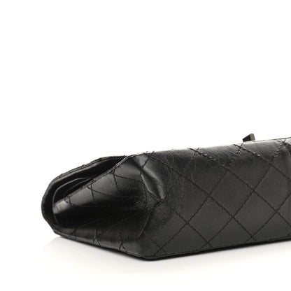 Chanel Aged Calfskin Quilted 2.55 Reissue 226 Flap So Black 9 of 12