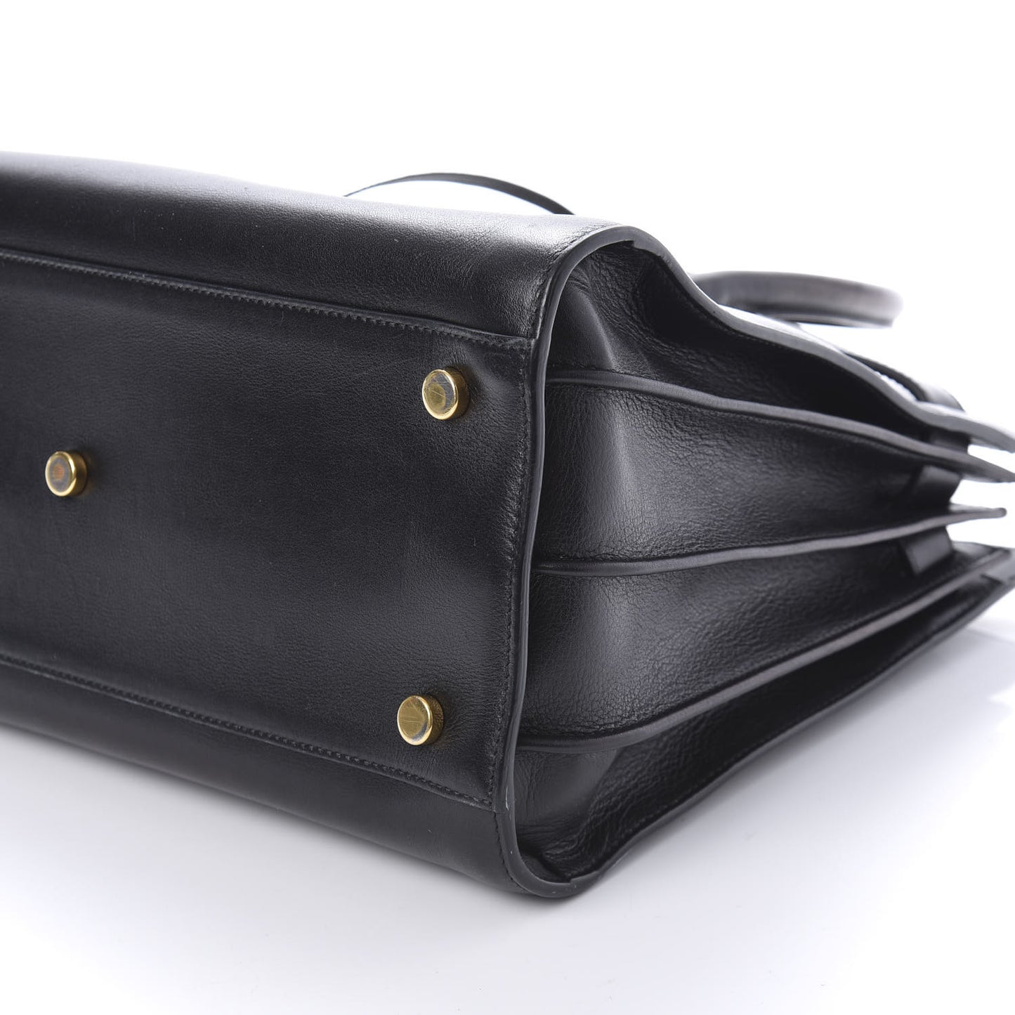 Calfskin Small Sac De Jour Black