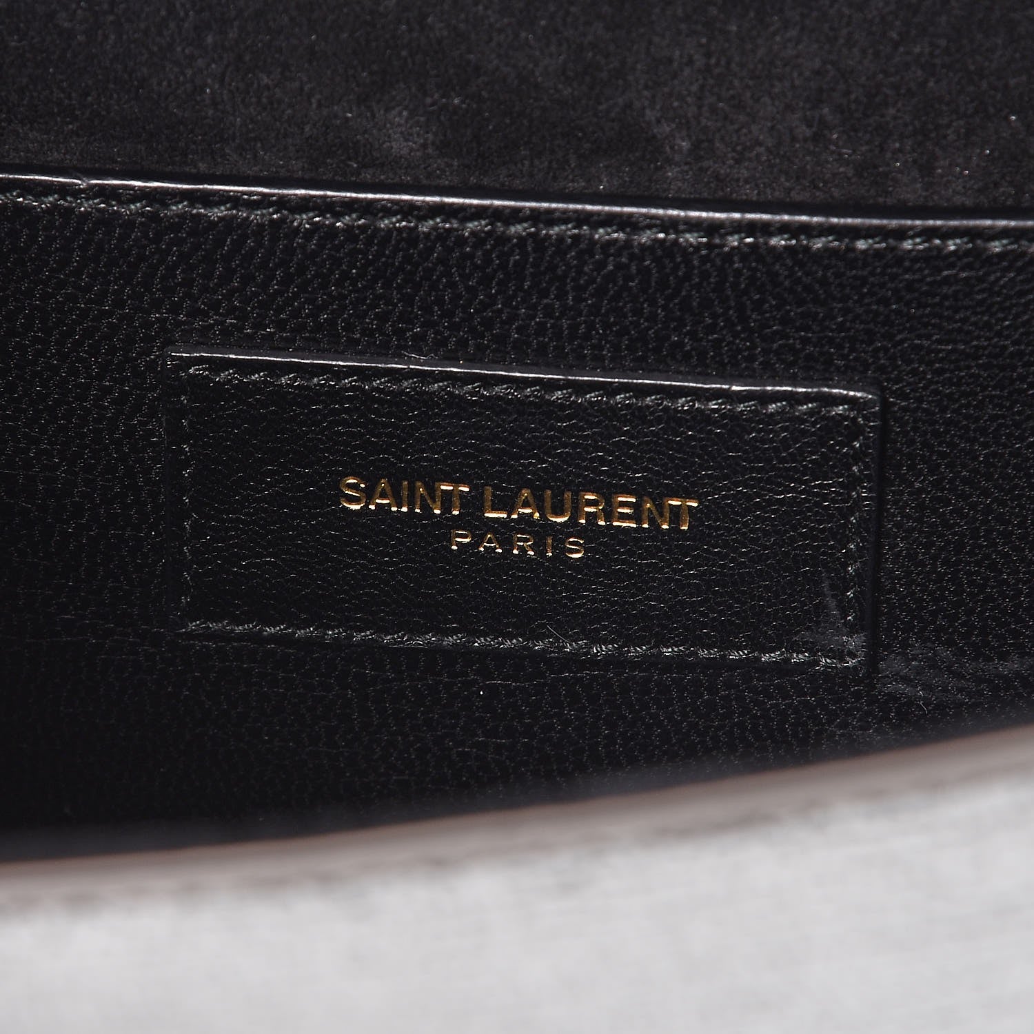 Saint Laurent Textured Metallic Calfskin Classic Monogram Cassandre Clutch Silver 6 of 8